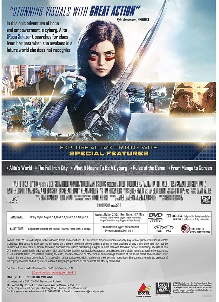 Alita Battle Angel Price in India Buy Alita Battle Angel