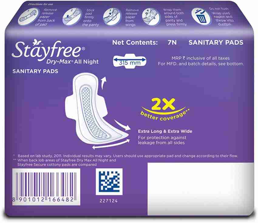 safestree Pads for Women Pack of 21: 7 Day (L) + 7 Night (XL+) + 7 Heavy  Nights (XXL+) Sanitary Pad, Buy Women Hygiene products online in India