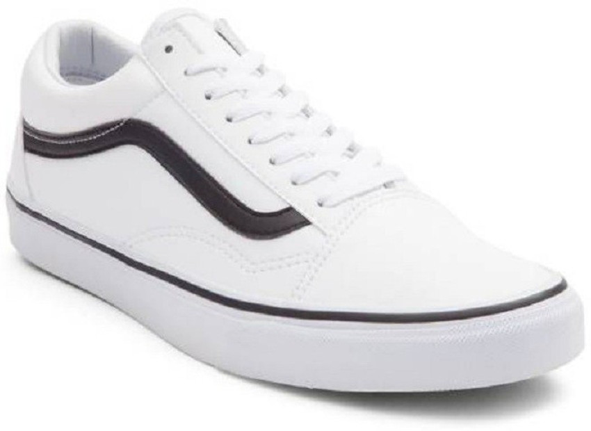 Old skool white sneakers outlet