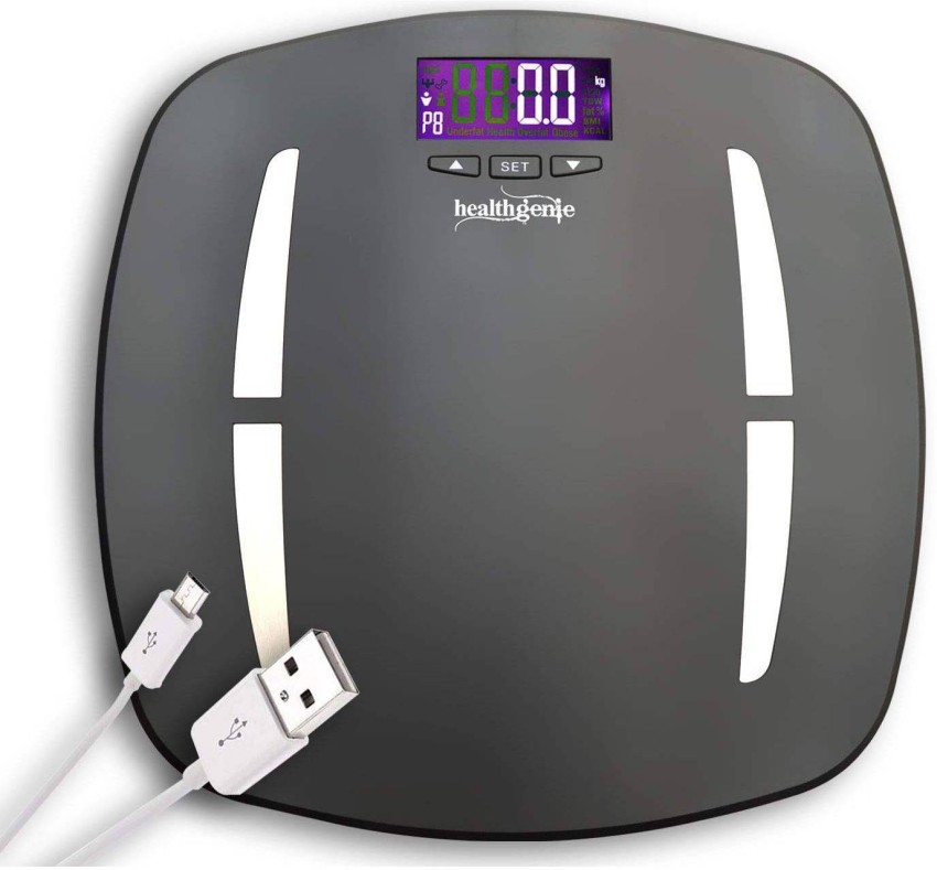 Healthgenie Digital Personal Body Fitness Monitor Fat Analyzer and Weighing  Scale Body Fat Analyzer - Healthgenie 