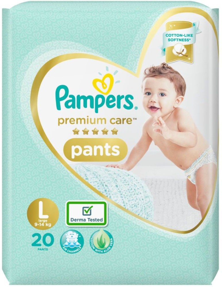 Buy Pampers Premium Care Pants L 914 kg Pack Of 44 Online  Flipkart  Health SastaSundar