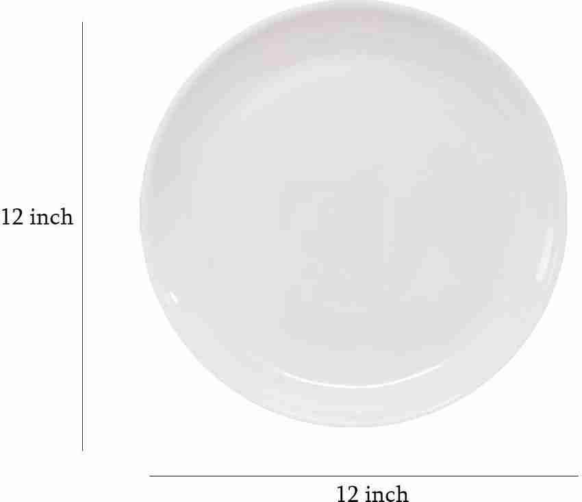 swift international Pack of 618 Plastic 6 Dinner Plates Plain 12