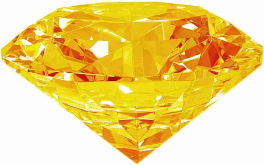 R.K GEMS 5.25 Carat Original American Yellow Diamond Diamond Stone