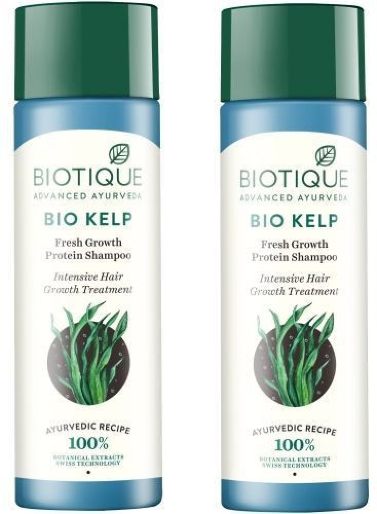 Biotique Anti Hairfall Kit (Biotique Bio Bhringraj Therapeutic Oil for Falling  Hair (120 ml) + Biotique Bio Kelp Protein Shampoo For Falling Hair (200 ml))