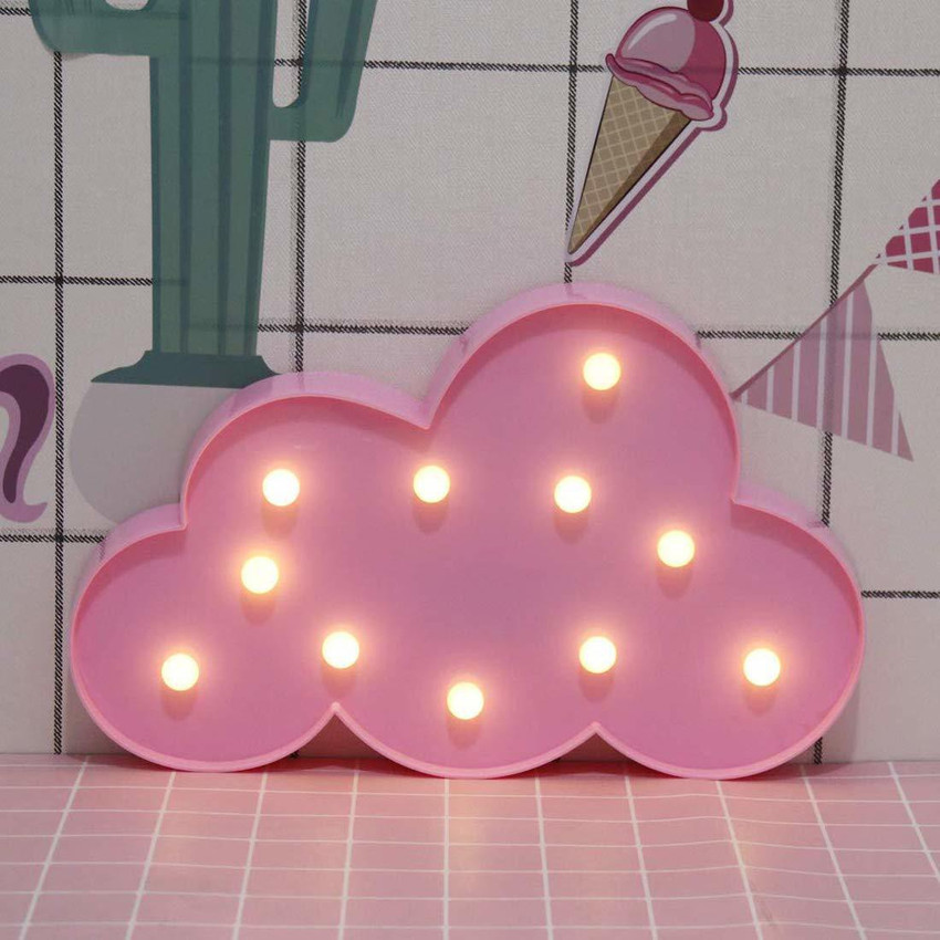 Pink cloud outlet led light