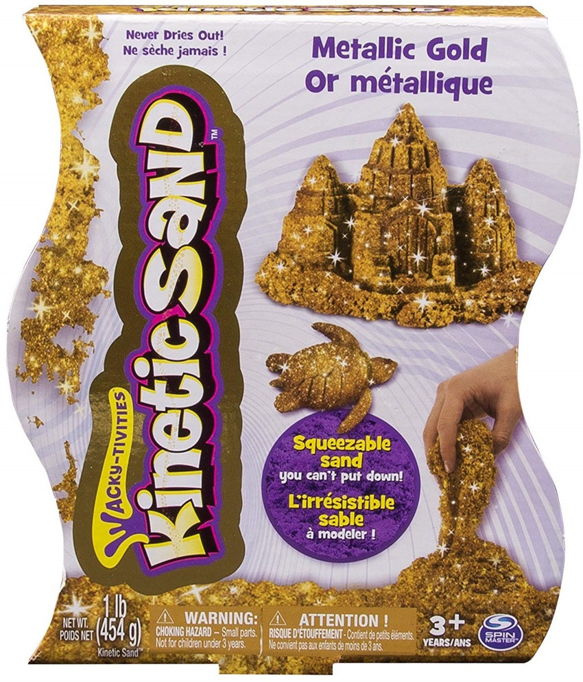 Kinetic Sand Mettalic Gold