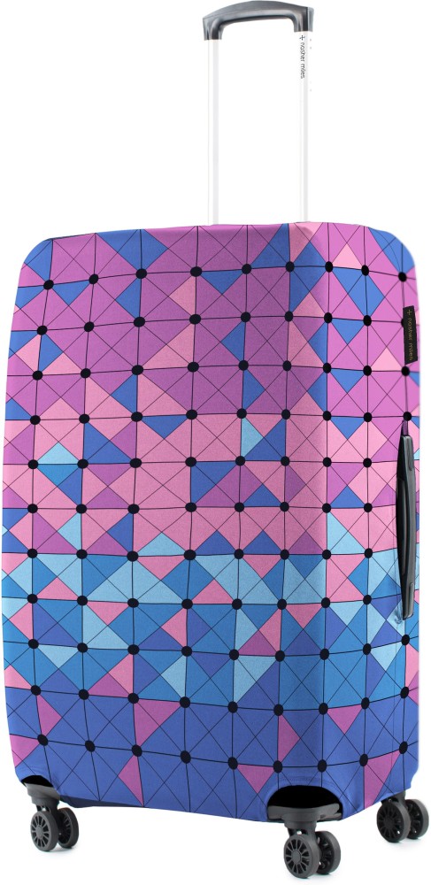 NASHER MILES Luggage Cover Eco Friendly Polyester 55 cm (20 Inch) Small  Protective Luggage Cover (Pink and Blue) Luggage Cover Price in India - Buy  NASHER MILES Luggage Cover Eco Friendly Polyester