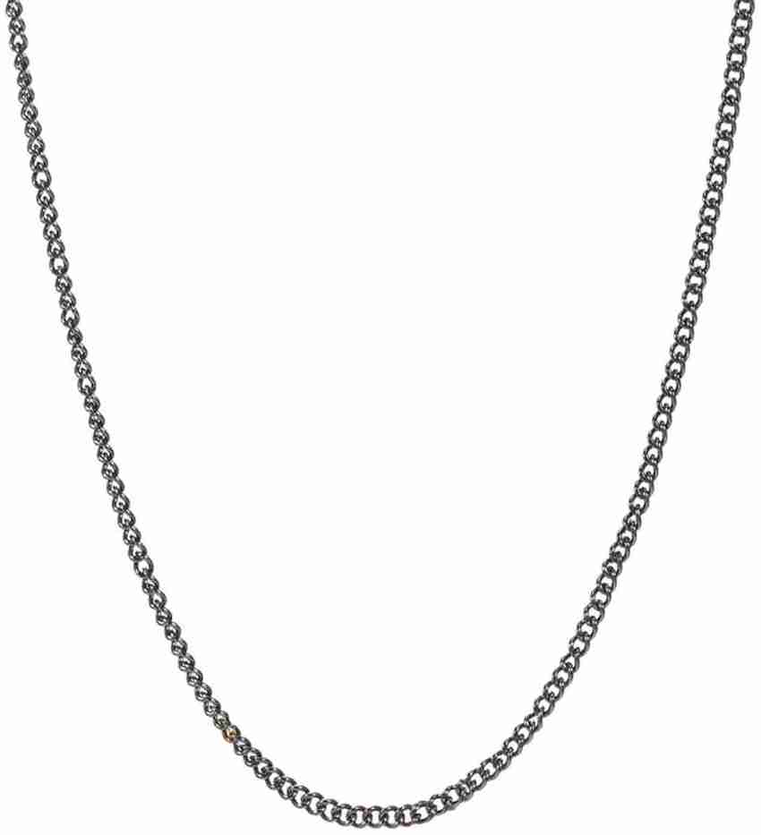 Thin black necklace string best sale