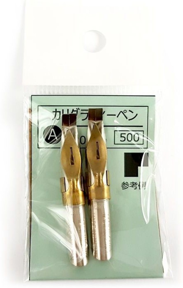 Tachikawa Calligraphy Pen Nib - Type A (Flat) - Size 4 mm - Pack of 2 Nib -  Buy Tachikawa Calligraphy Pen Nib - Type A (Flat) - Size 4 mm 