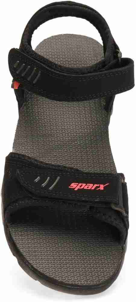 Sparx Men Black Sports Sandals Buy Black Color Sparx Men Black