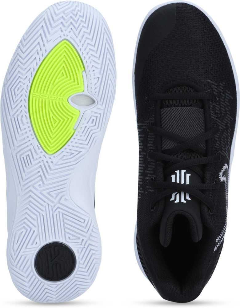 Nike kyrie flytrap hot sale black white volt