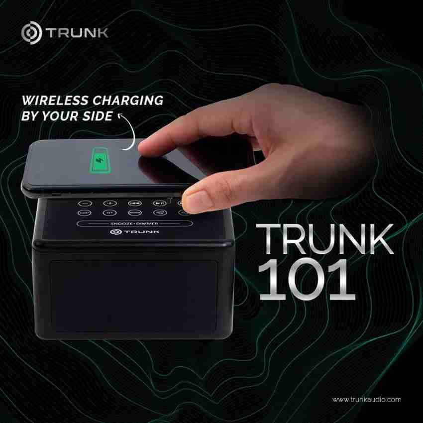 Buy Trunk 101 Digital Clock Bluetooth Speaker/Alarm/FM with Wireless  Charger 5 W Bluetooth Speaker Online from