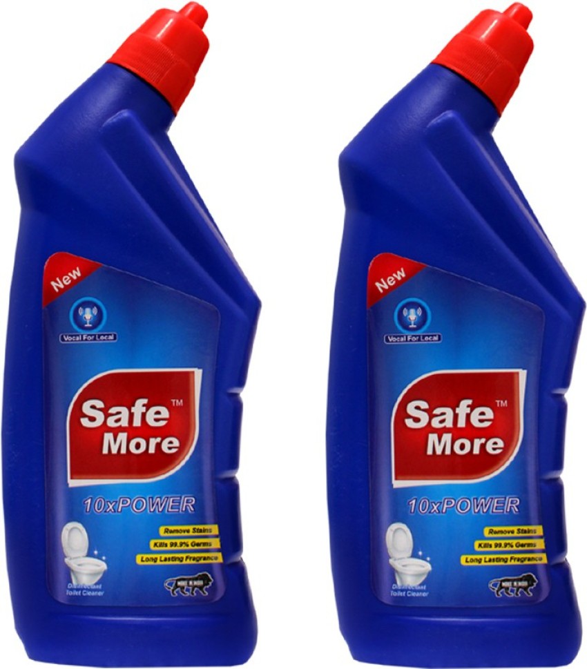 Safe More 10xPower Toilet Cleaner Regular Liquid Toilet Cleaner Price in  India - Buy Safe More 10xPower Toilet Cleaner Regular Liquid Toilet Cleaner  online at