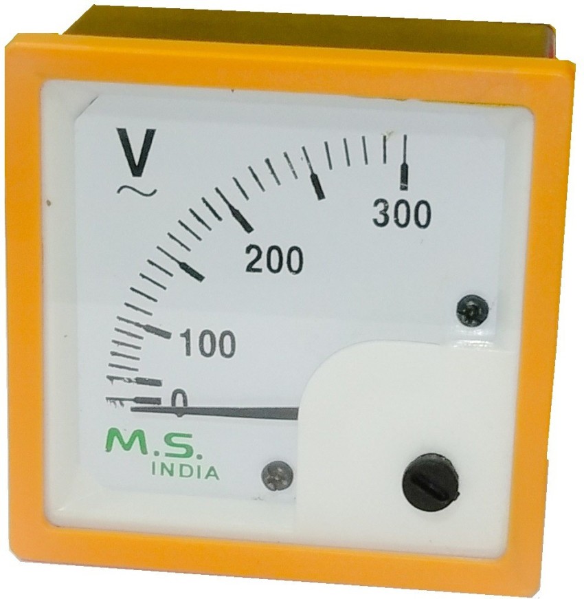 M S control 72MM Analog Voltmeter 0-300 Ammeter Analog Voltmeter