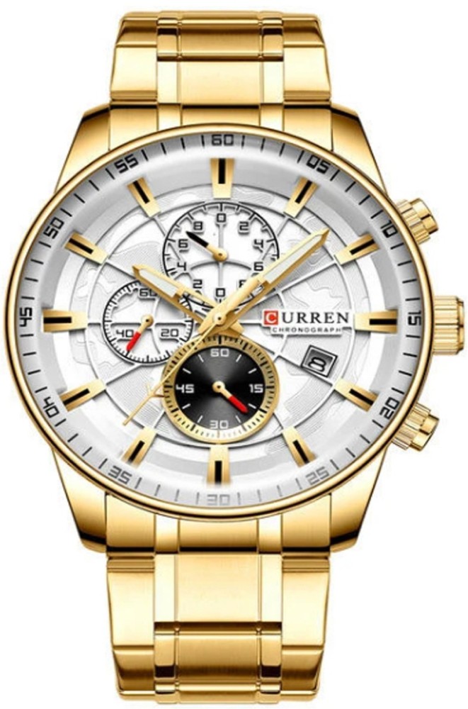 Curren gold outlet watch