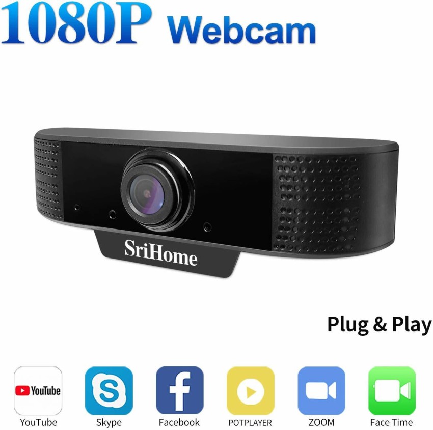 srihome 1080p hd usb webcam