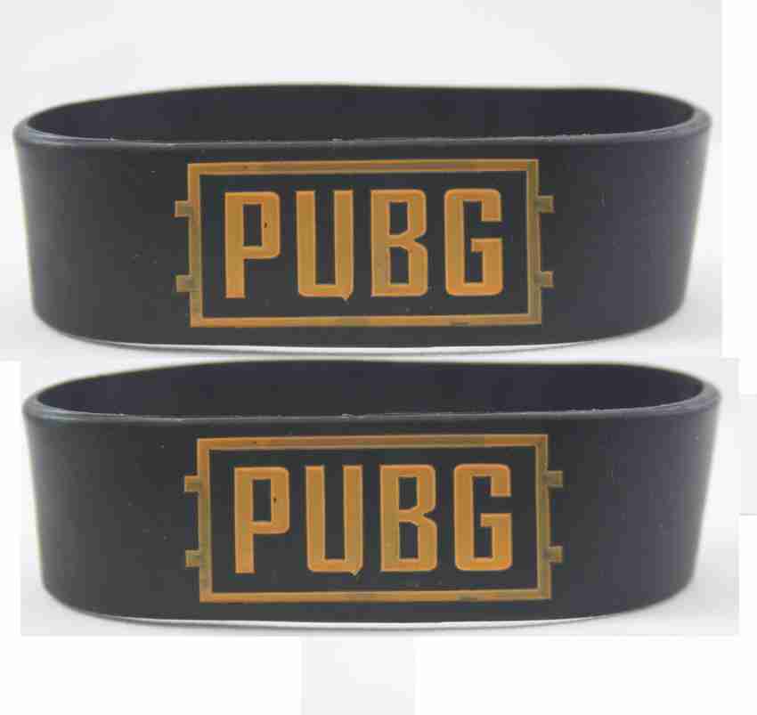 jashan accessories PUBG Black Silicon Wrist Band for Men Women and