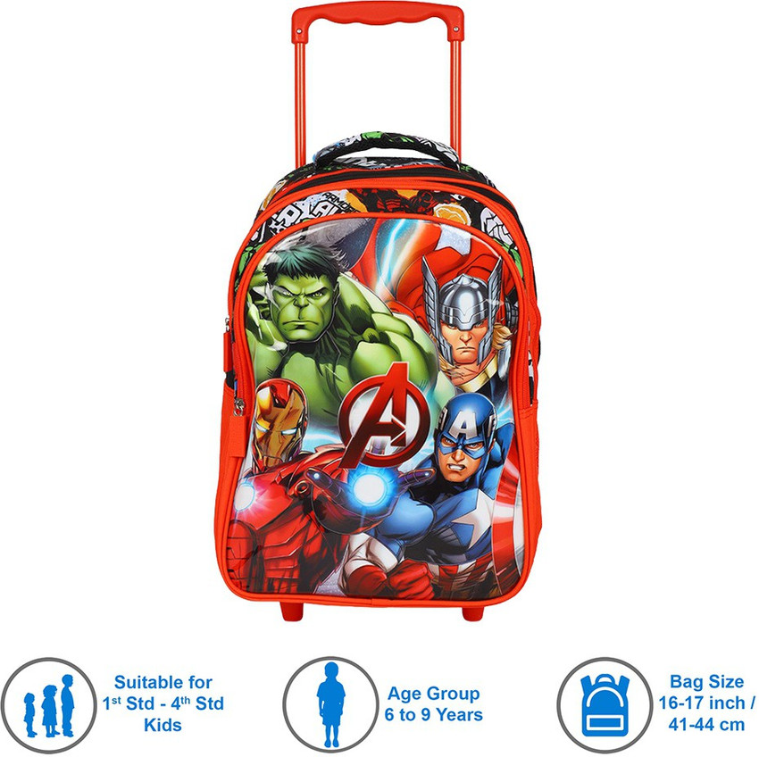 Avengers trolley school bag online