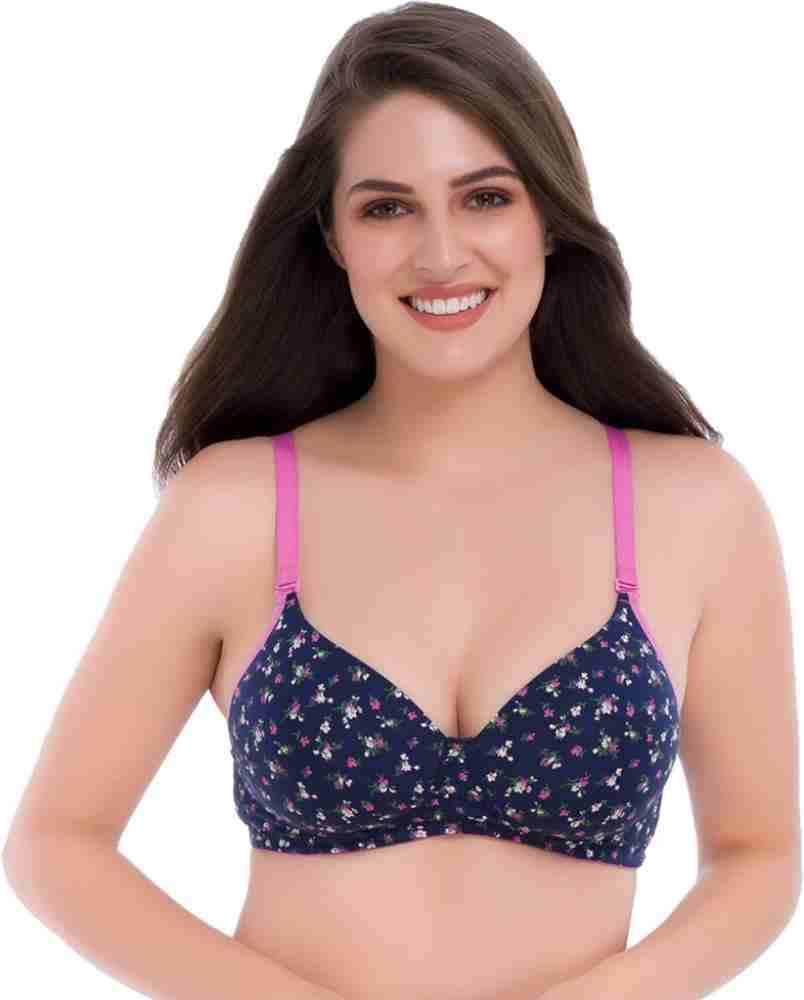 Buy Sona Padded Non Wired 3/4th Coverage Sag Lift Bra - Hot Pink