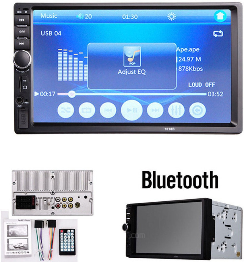 Cave RJ 497 HD 7 Inch TFT 2 DIN 12 V Car Video Stereo Receiver