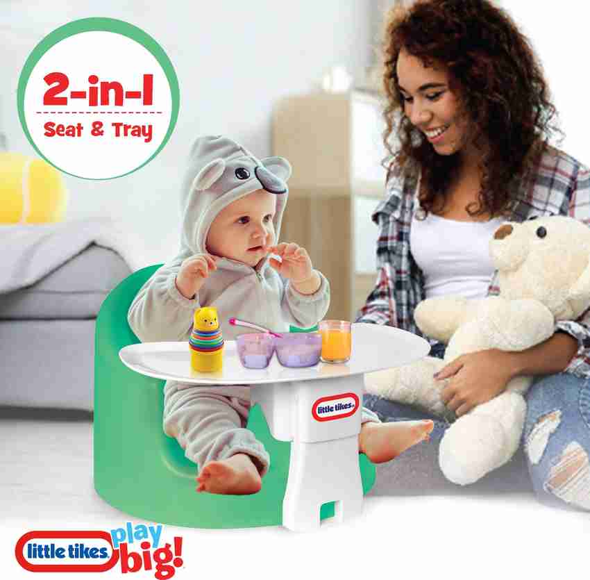Little tikes my first seat baby infant foam floor seat with play & feeding tray best sale