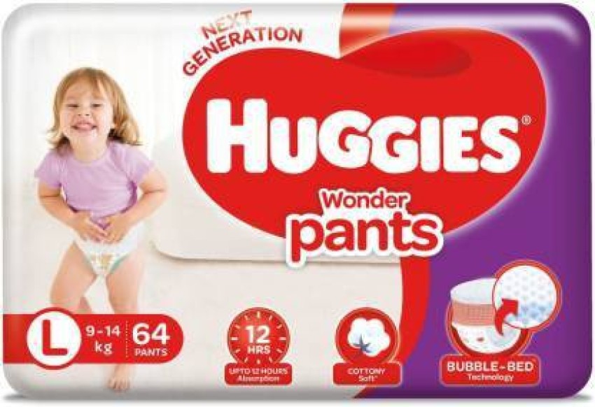 Buy Huggies Wonder Pants Comfy L (9 - 14 kg) Pack Of 2 Online | Flipkart  Health+ (SastaSundar)