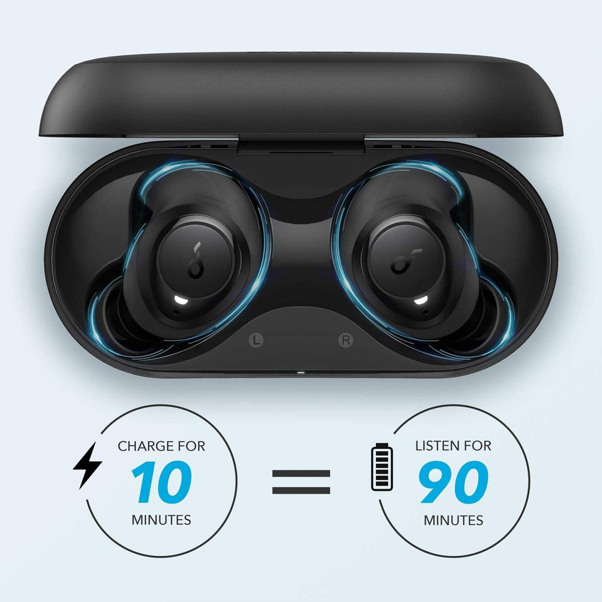 Soundcore by Anker Life Dot 2 with 100hrs Battery Life Bluetooth Headset
