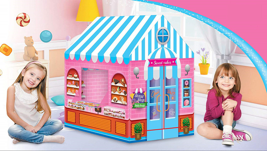 Barbie donut sales shop playset
