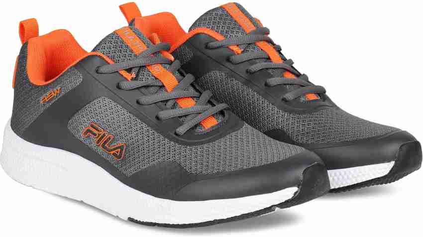 Fila orange running shoes store