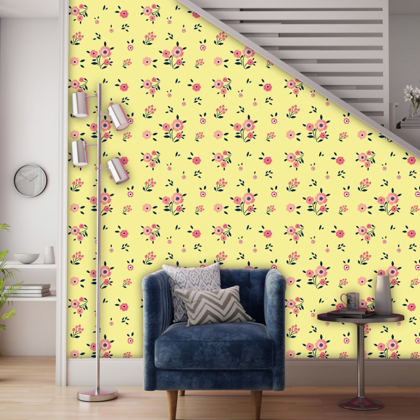 Buy OREN EMPOWER Green PVC Self Adhesive Peppy Wallpaper 15ft Online at  Best Prices in India  JioMart