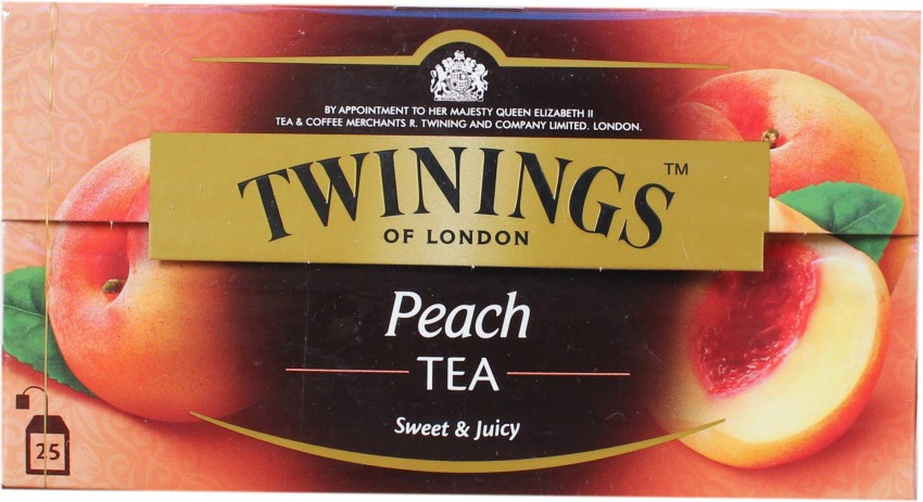 Green Tea & Peach Tagged & Enveloped Tea Bags x 25 - The Oxford Coffee  Company