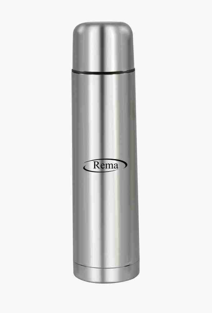 SILVER Stainless Steel Water Bottle for Men Women Kids