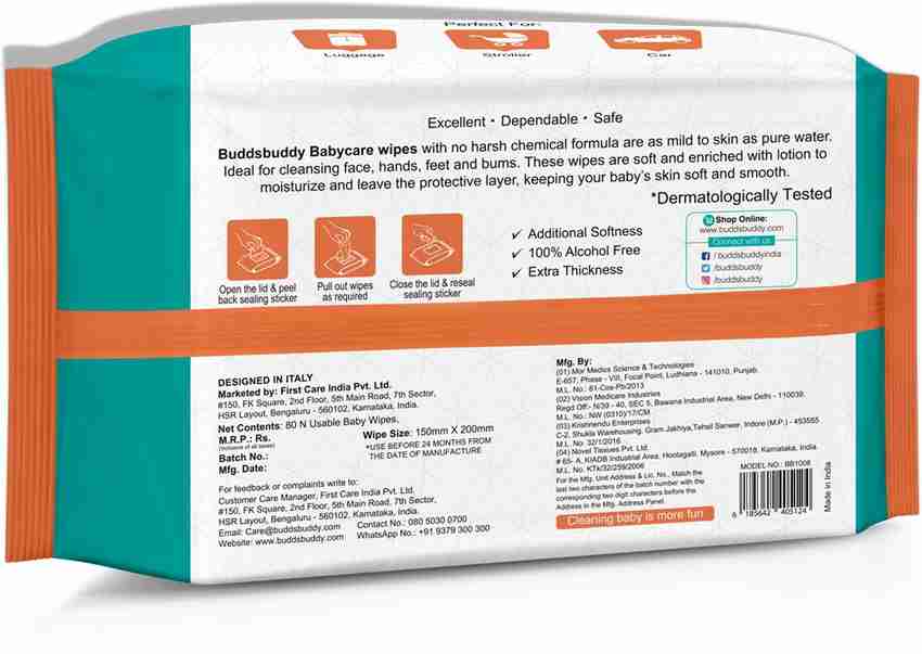 Buddsbuddy wipes sales
