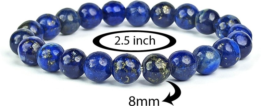 Lapis Lazuli Bracelet 75mm Handmade Grade AA Lapis India  Ubuy