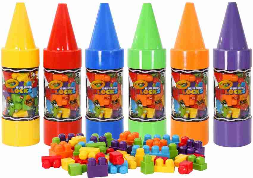 Crayola 80 shop piece block set