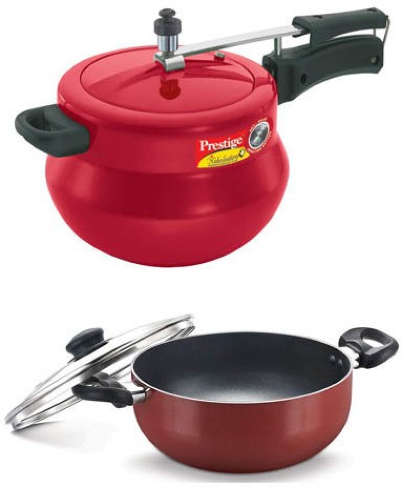 Prestige cooker 5 online litre price non stick