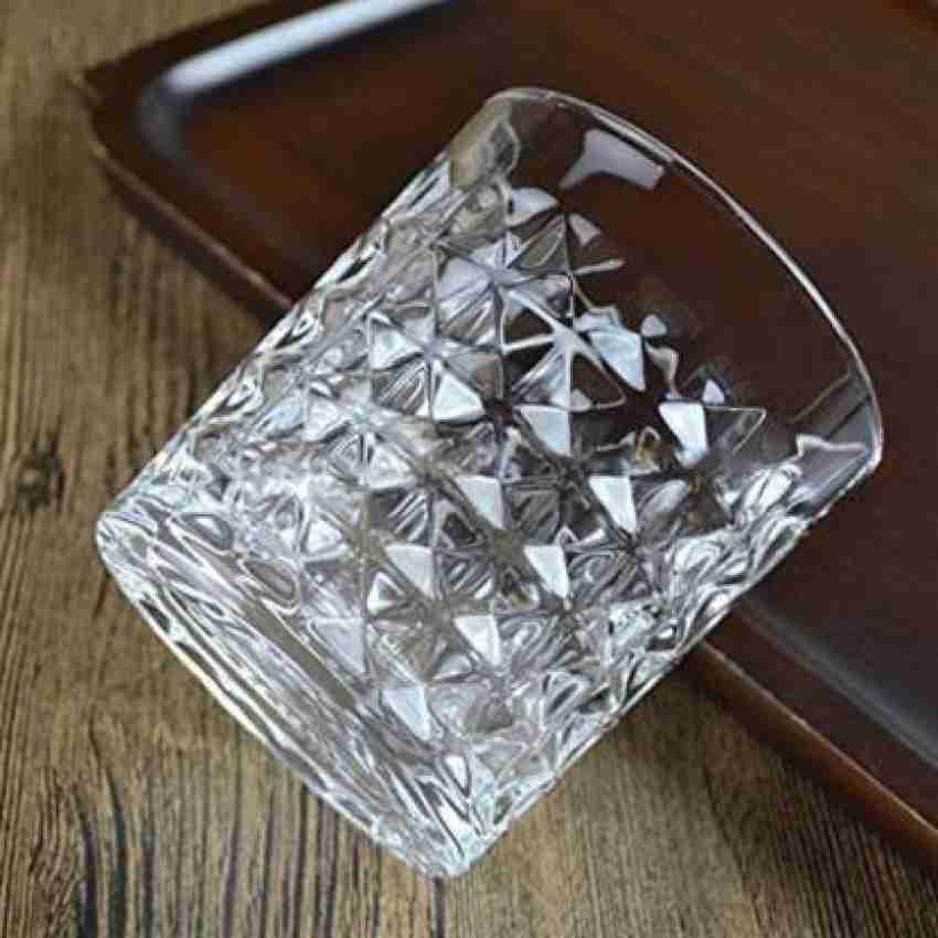 6x Crystal Water Glasses, Theresienthal, Bird