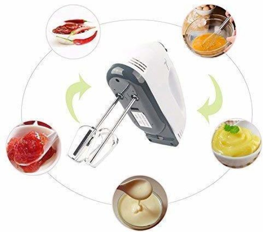 Electric Food Mixer 7 Speed Table Cake Dough Mixer Handheld Egg Beater  Blender