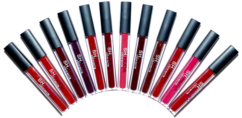 Huda beauty matte lipstick shop set of 12