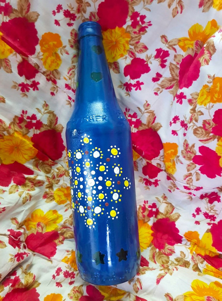 Beer bottle shop decoration