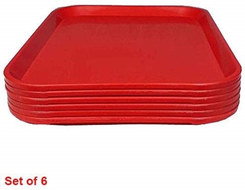 Urmila Plastic Serving Tray Platter Rectangular Shape