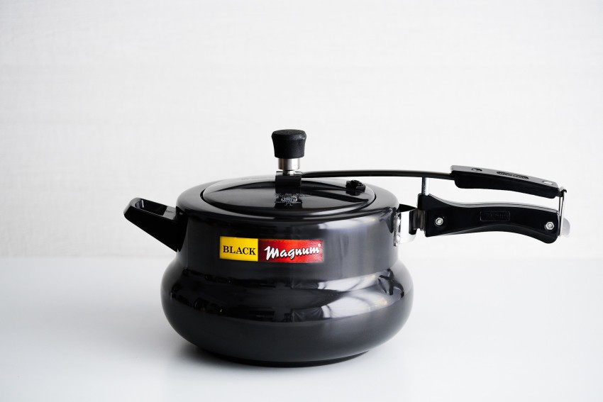 Black Magnum 6.5 L Pressure Cooker Price in India Buy Black