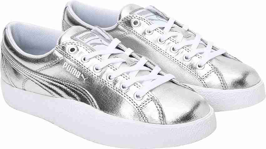 Puma fur 2025 shoes silver