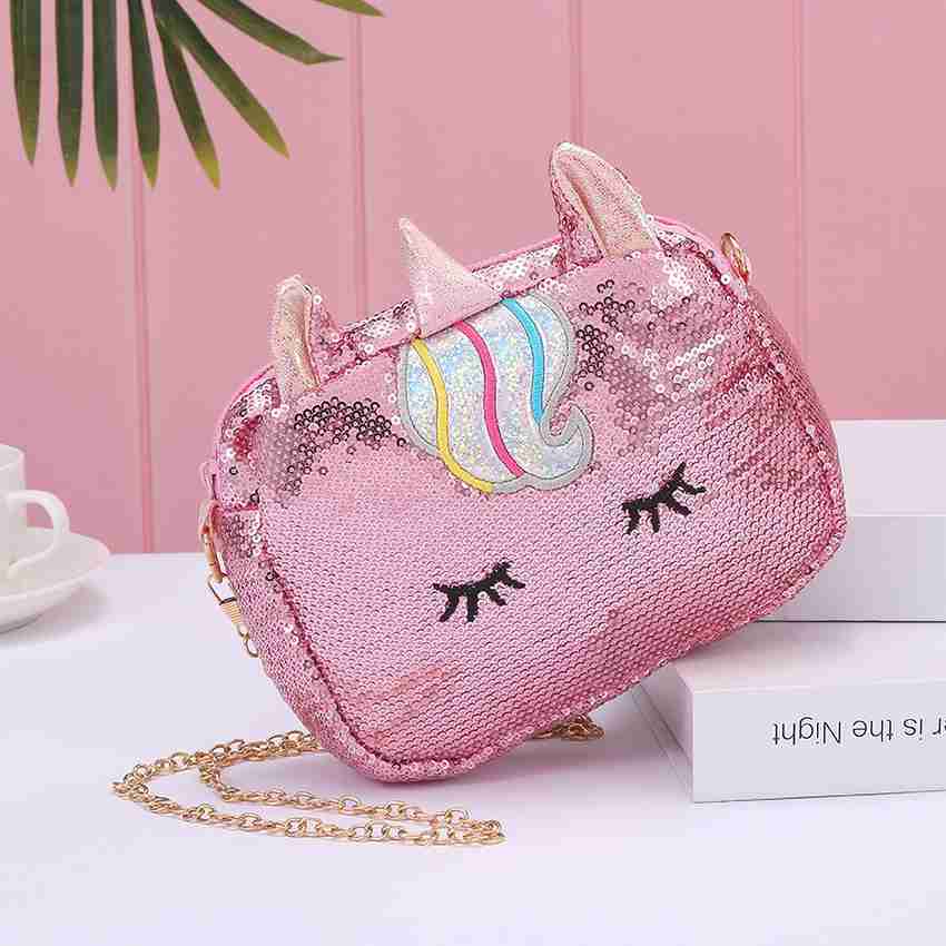 Pink sales glitter purse