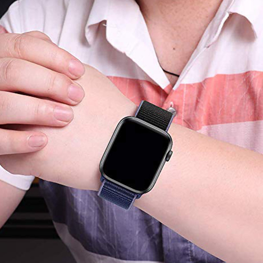 Woven nylon apple store watch band 38mm