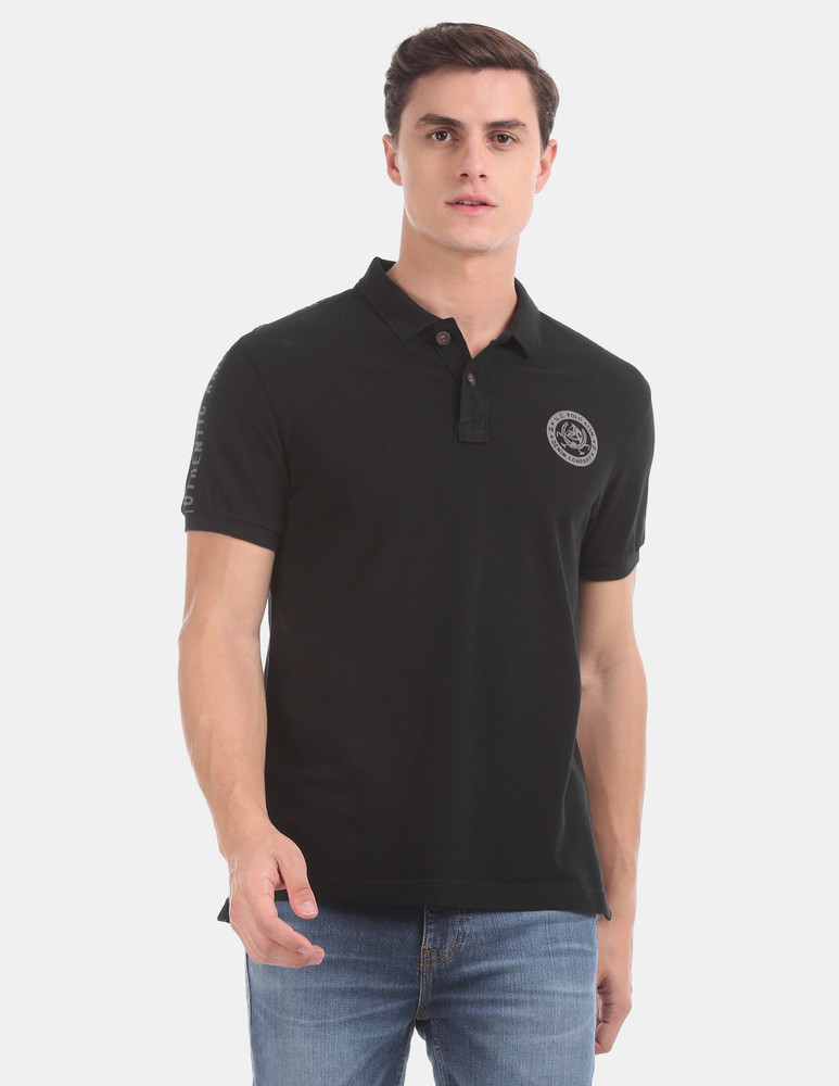 Mens 3xl black polo shirts sale
