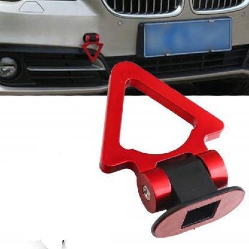 Newest Set Red Car Trailer Ropes Decoration Car Rear Front Vehicle