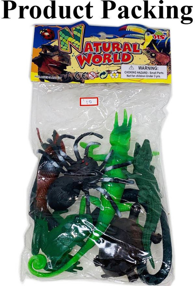 Miniature Mart Pack Of 6 Natural World Insects Model Children