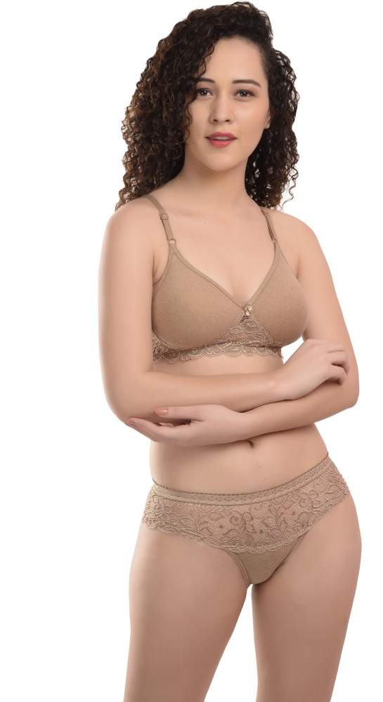 Buy MiEstilo Seamless Demi Cup Cotton Blend Lightly Padded Low/Half  Coverage Bra (Multicolor, Pack of 3) Online at Best Prices in India -  JioMart.