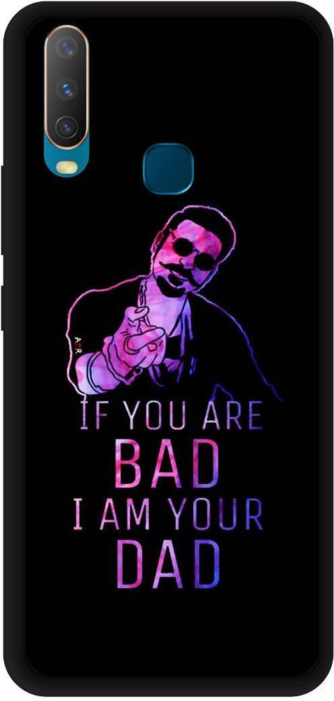 Bluvver Back Cover for Vivo Y12 1904 Printed Attitude Boy Back